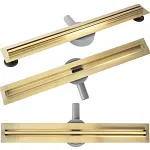 Душевой лоток Rea Neox SLIM PRO MATT GOLD 60см матовое золото, REA-G2713