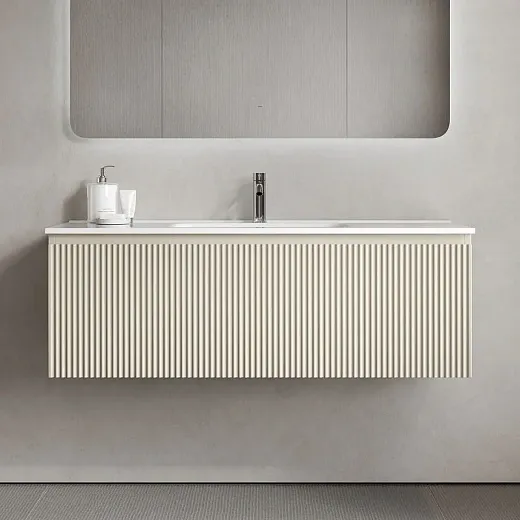 Тумба под раковину Sancos SNOB R 1.0, SNR1.0120CE, 120 см, подвесная, Beige Soft