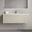 Тумба под раковину Sancos SNOB R 1.0, SNR1.0120CE, 120 см, подвесная, Beige Soft