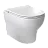 Подвесной унитаз безободковый Vitra Zentrum Round SmoothFlush  (укороченный 50 см) без сиденья, белый, санитарный фарфор, антибактериальное покрытие Hygiene 7786B003-0075