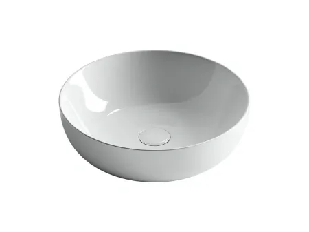 Раковина Ceramicanova Element CN5024 42 x 42 x 13 см, накладная, круглая, без перелива, сантехфарфор