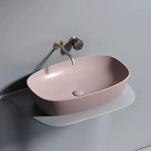 Умывальник Ceramicanova Element CN6049MP 60см сантехфарфор розовый матовый, CN6049MP