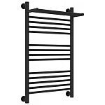 Полотенцесушитель водяной Сунержа Богема+ 31-0223-8050, 800x500, с полкой, цвет матовый черный
