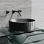 Умывальник Ceramicanova Element CN6057MDH 36см сантехфарфор темный антрацит, CN6057MDH