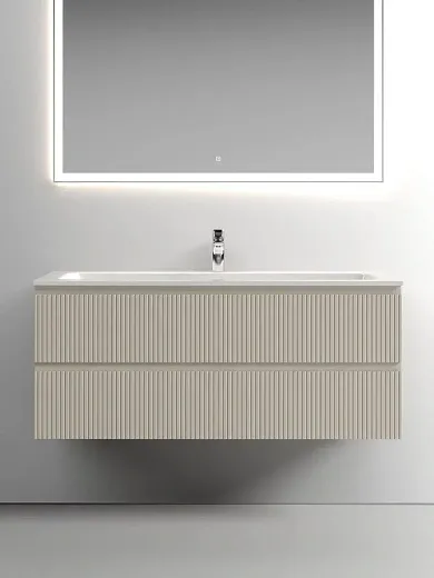 Тумба под раковину Sancos Snob T 120 см подвесная, Beige Soft, SNT120CE
