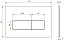 Комплект инсталляции Deante Peonia Zero с клавишей смыва брашированное золото и подвесным унитазом с сиденьем