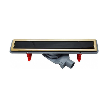 Душевой лоток Pestan Confluo Premium Black Glass Line 850 Gold, 13100118 Душевой лоток Pestan Confluo Premium Black Glass Line 850 Gold, 13100118
