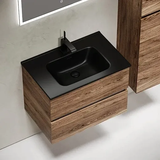 Тумба под раковину Sancos Urban UR70ECH, 70 см, подвесная, цвет дуб чарльстон