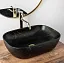 Умывальник Rea Belinda Black Marble Matt 46.5х33,5, REA-U8908