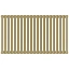 Радиатор отопления Сунержа Эстет-11, 21 секция, боковое подключение, цвет матовая шампань, 022-0302-5021