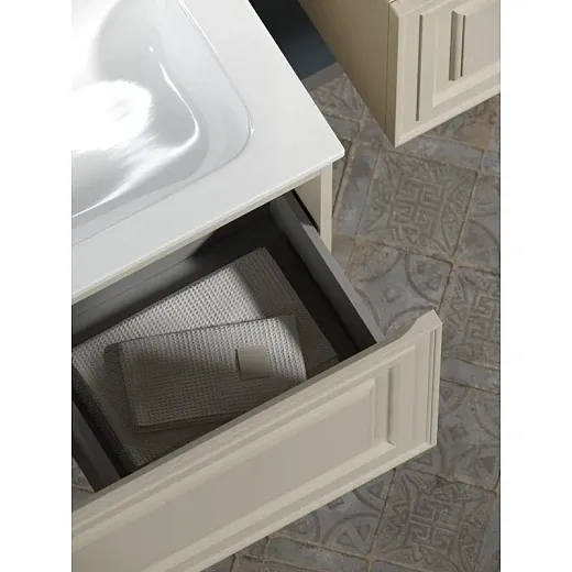Тумба под раковину Sancos Very 100 см, подвесная, правая/левая, цвет Beige Soft, VR100RCE/VR100LCE