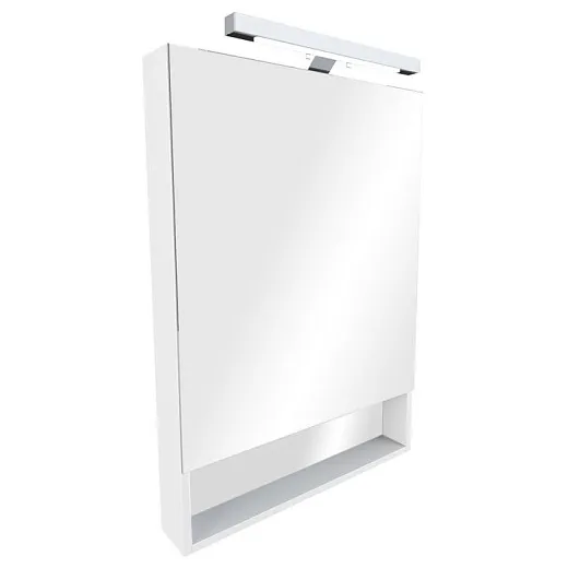 Зеркальный шкафчик Roca Gap ZRU9302886 70x85, глянцевый белый