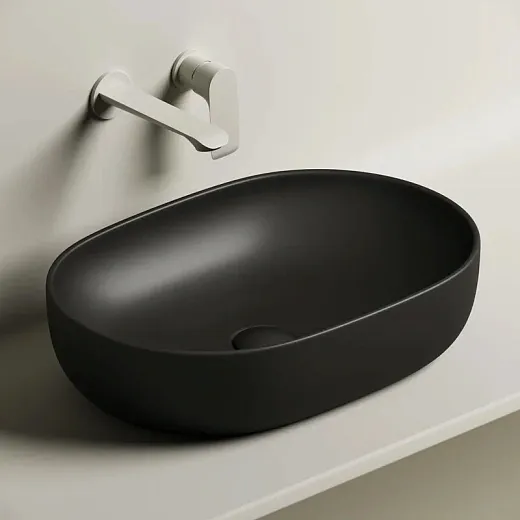 Умывальник Ceramicanova Element 60х41.5х13.5см черный матовый, CN6047MB