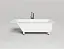 Ванна Salini Cascata Kit 104313GF, 170 х 75 см, из искусственного камня S-Sense, цвет белый, покраска по RAL полностью