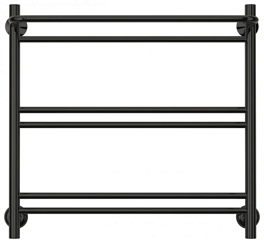 Полотенцесушитель водяной Стилье Версия-Н1, 60/60, 600x600, цвет черный, 17621-6060
