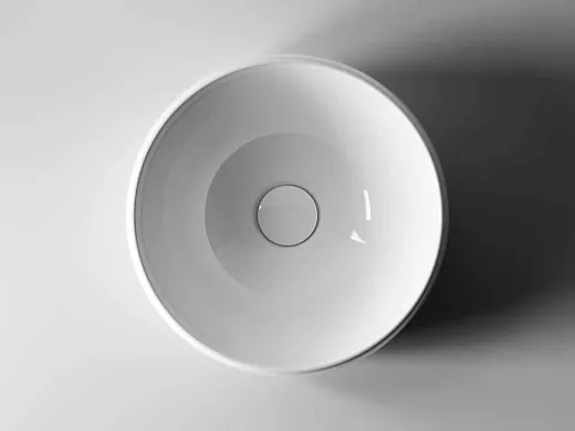 Раковина Ceramicanova CN6001 39.5 x 39.5 x 15.5 см, накладная, круглая, без перелива, сантехфарфор