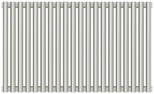 Радиатор стальной трубчатый Сунержа Эстет-11, ширина 90 см, высота 50 см, 20 секций, боковое подключение, хром, 00-0302-5020