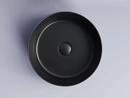 Умывальник Ceramicanova Element CN6032MB 35.8х35.8х13.7см накладной круглый без перелива, CN6032MB
