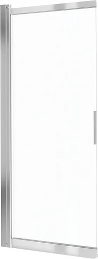Шторка на ванну Deante Prizma KTJ_073R 100x140 прозрачные стекла / профиль хром