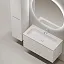 Тумба под раковину Sancos Folk FL100W, 100 см, подвесная, с рельефным фасадом, цвет bianco