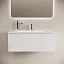 Тумба под раковину Sancos Code CD100W, 100 см, подвесная, белая