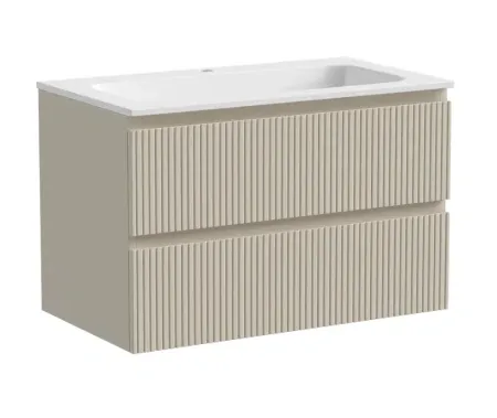 Тумба под раковину Sancos Snob T 80 см подвесная, Beige Soft, SNT80CE