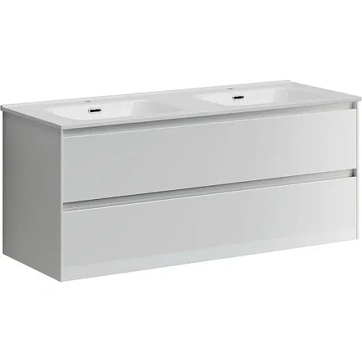 Тумба под раковину Sancos Cento 120, подвесная, белый глянец, CN120-2W