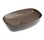 Раковина Ceramicanova Element CN6049MDB, 60 см, сантехфарфор, цвет темно-коричневый матовый