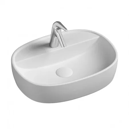Умывальник Ceramicanova Element 50х38х12см белый, CN6036 сантехфарфор