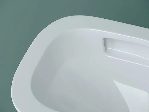 Подвесной унитаз Ceramicanova Union, CN4009T, Торнадо, безободковый, крышка-сиденье микролифт, белый