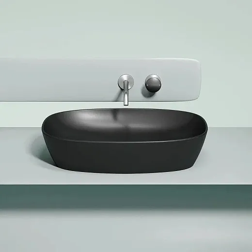 Умывальник Ceramicanova Element CN6049MB 60см сантехфарфор черный матовый, CN6049MB