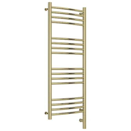 Полотенцесушитель электрический Сунержа Богема 3.0, высота 100 см, ширина 40 см, диммер слева/справа, цвет шампань, 020-5802-1040/020-5803-1040