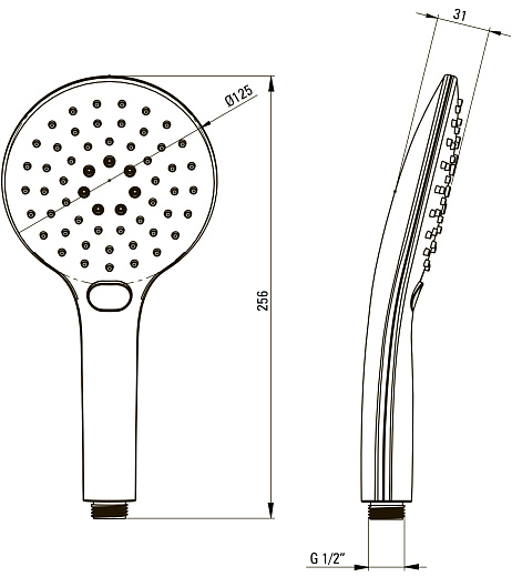 Душевая стойка Deante NEO LUPO NLU_F1RK хром Душевая стойка Deante NEO LUPO NLU_F1RK хром