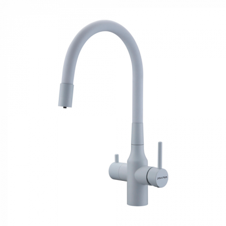 Смеситель PAULMARK SALIX Sa213419-431, (белый/белый матовый) Смеситель PAULMARK SALIX Sa213419-431, (белый/белый матовый)