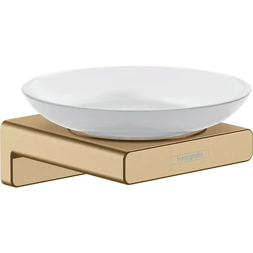 Мыльница Hansgrohe AddStoris, цвет держателя шлифованная бронза, 41746140