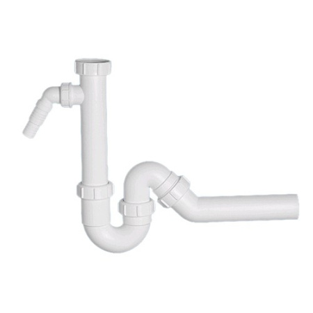 Сифон для мойки McAlpine 1-1/2х40 MRSK6A белый