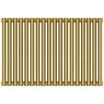 Радиатор трубчатый Сунержа Эстет-00, 18 секций, боковое подключение, цвет матовое золото, 032-0332-5018