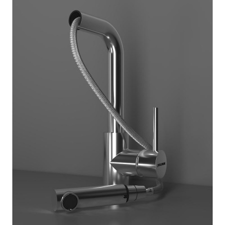 Смеситель для кухни Paulmark Kassel Ka214311-402 серый металлик