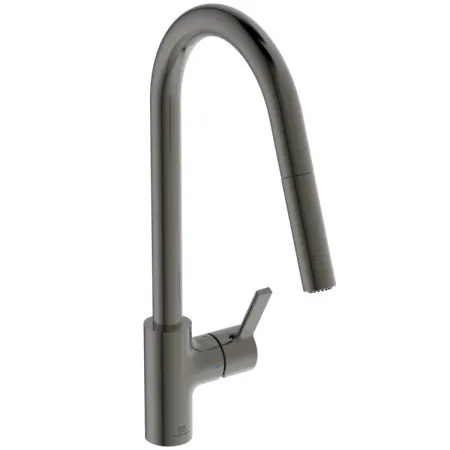 Смеситель для кухонной мойки Ideal Standard GUSTO BD416A5 с высоким трубчатым вытяжным изливом R-типа