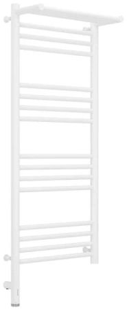 Полотенцесушитель электрический Сунержа Богема 3.0 1000x400 с полкой, матовый белый, L/R