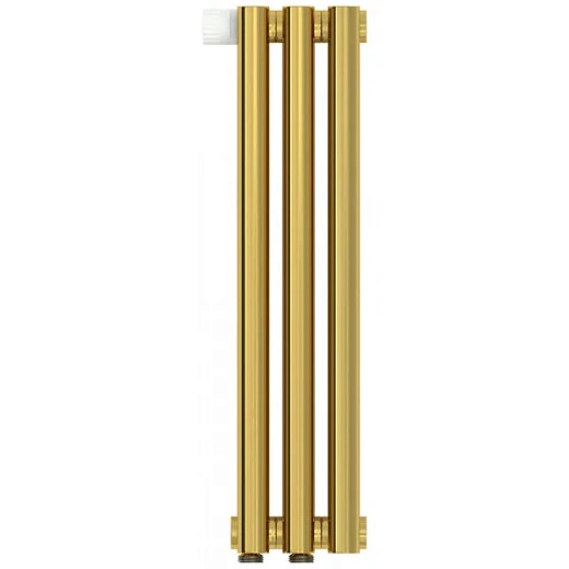 Радиатор трубчатый Сунержа Эстет-0 EU50, 3 секции, нижнее подключение левое/правое, цвет золото, 03-0320-5003/03-0321-5003