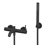 Смеситель для ванны с душевым комплектом WHITECROSS Y Y1231BL (черный мат)