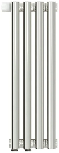 Радиатор стальной трубчатый Сунержа Эстет-0 EU50, ширина 20 см, высота 50 см, 4 секции, нижнее подключение левое EU50/правое EU50, хром, 00-0320-5004/00-0321-5004