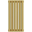 Радиатор трубчатый Сунержа Эстет-00, 6 секций, боковое подключение, цвет золото, 03-0332-5006