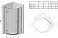 Душевой уголок Ravak Brilliant BSKK3-100 L хром+транспарент