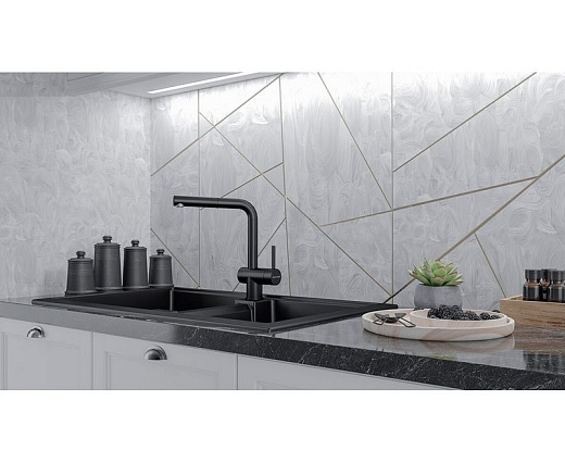 Смеситель PAULMARK DOSSE Do214418-418 (черный/черный металлик)