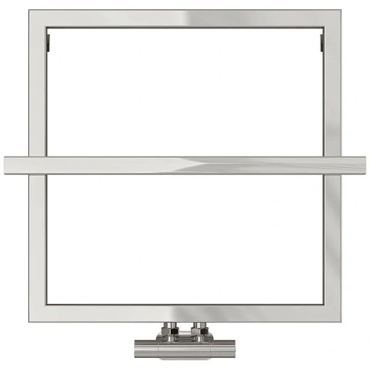 Полотенцесушитель водяной Сунержа Штиль EU50+, 600x600, цвет хром, 00-0256-5353