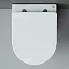 Подвесной безободковый унитаз Ceramicanova Metropol CN4002 Rimless, крышка микролифт, сантехфарфор (выставочный образец, отсутствует упаковка)