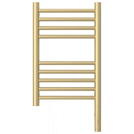 Полотенцесушитель электрический Сунержа Богема 3.0, высота 50 см, ширина 30 см, диммер слева/справа, цвет матовая шампань, 022-5804-5030/022-5805-5030