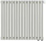 Радиатор стальной трубчатый Сунержа Эстет-00 EU50, ширина 60 см, высота 50 см, 13 секций, нижнее подключение левое EU50/правое EU50, хром, 00-0322-5013